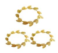 HIXNUG 3Pcs Gr old Leaf Headband Goddess Costume Accessories Roman Laurel Leaf Branch Hair Hands for Women