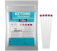 HIXO Ketone Test Strips, Keto Test for Ketosis Status in Urine, Quick and Accurate Measurement for Keto Diet, Low Carb and Ketogenic Diet, Pack of 100