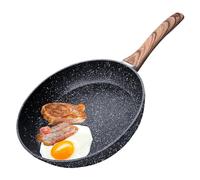 HIYAA Frying Pan 28cm, Non Stick Frying Pan with Sturdy Handle-Anti-Scratch Anti-Stain Small Frying Pan Non Stick, Cast Aluminium Stone Skillet Pan for Induction Hobs, PFOA Free