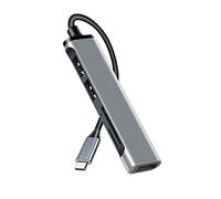 HIYAA USB C Hub 5-Port USB Data Hub with 2 USB 2.0, 1 USB 3.0, Micro SD/TF Slot Docking Station for Mac Mini/Pro, PC, Flash Drives, PS5