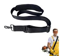 HIYAHB Strimmer Harness Shoulder Strap, Adjustable Weed Trimmer Brush Cutter Padded Garden Tool Carry Belt, Grass Trimmer Support Strap, Mower Strap, Universal Garden Tool