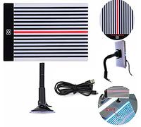 HIYITKS Paintless Dent Repair Tools Adjustable LED Strip Line Board Car Body Led Stripe Line Tool Find Dent Lighted Reflector 3 Different Brightness Control Dent Removal Fix Tool with Holder USB Line