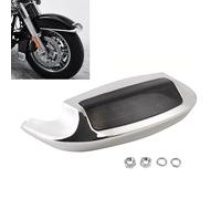 HIYOYO Front Fender LED Tip Light For Harley Touring Electra Glide Ultra Classic 2014-2019 Ultra Limited Low 2015-2019 Tri Glide Ultra Classic 2014-2024 Road King FLHR 2014-2022 (Smoked Lens)