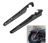 HIYOYO Gloss Black Rear Fender Strut Set Mudguard Mudflap Support Cover Side Turn Signal Light Bracket For Harley Sportster Iron XL 883 1200 48 72 2004-2020