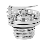 HIYOYO Motorcycle Chrome Quick Release Fuel Gas Tank Oil Cap Replacement For Harley Sportster XL 1200 883 X48 Dyna Touring 1996-UP