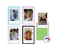 HIYQIN 15 Pack Magnetic Photo Frames for Instax Mini Film, 2x3 Picture Display Refrigerator Magnet Frames Fits for Fujifilm Instax Mini LiPlay 12 11 9 8 99 70 50 40 SE EVO