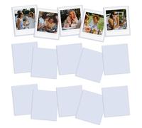 HIYQIN 15 Pack Magnetic Photo Frames for Instax Square Film 2.83x3.38”, Picture Frames Refrigerator Photo Display Fits for Fujifilm Instax Square SQ1/SQ20/SQ40/SQ10/SQ6/SP-3 - White