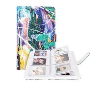 HIYQIN 3-Inch Instax Polaroid Photo Album,96 Pocket Mini Photo Album Book for 2x3 Inch Fujifilm Instax Mini 12 11 9 8 8+ 7s 25 70 90 Instant Camera Film,Colorful Instax Mini Album (Colorful)