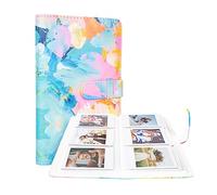 HIYQIN 3-Inch Instax Polaroid Photo Album,96 Pocket Mini Photo Album Book for 2x3 Inch Fujifilm Instax Mini 12 11 9 8 8+ 7s 25 70 90 Instant Camera Film,Colorful Instax Mini Album (Colorful)