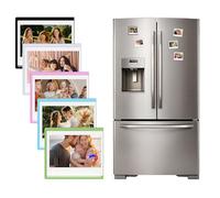 HIYQIN 5 Pack Magnetic Photo Frames for Instax Wide Film, for Polaroid Photo 3.5x4.25” Fridge Photo Display Fits for Instax Wide 400/300/210/Wide EVO, for Polaroid Now/600/OneStep+ - Color