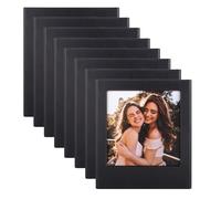 HIYQIN 8 Packs Magnetic Photo Frame for Polaroid Now/OneStep2/Flip/Lab/i-Type/600/SX-70 Series Instant Camera Film, 4.25x3.5'' Photo Refrigerator Magnet Frame - Display Small Picture Frame - Black