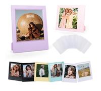 HIYQIN 8 Packs Tabletop Photo Frame for Polaroid i-Type Now/OneStep2/Flip/Lab Instant Camera Film, 4.25x3.5'' Photo Frame, Display Small Picture Frames for 600/SX-70 Series Camera Film - Colorful
