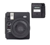 HIYQIN Camera Case Compatible with Fujifilm Instax Mini 99 Instant Camera, Silicone Cover for Instax Mini 99, Protective Case with Bold Vivid Color - Classic Black