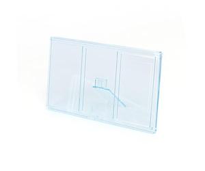 HIYQIN Collage Picture Frame with Three 2x3 Inch Openings - 3 IN 1 Mini Photo Frame - Desktop Clear Picture Frame Compatible with 2x3 Fujifilm/Instax Film - Blue