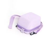 HIYQIN Hard Camera Case Compatible with Polaroid Now- for Polaroid Now/Now+/Gen 2/Gen 3/ONESTEP 2/Flip Instant Camera Storage Bag Elegant Case with Adjustable Shoulder Strap - Lilac Purple
