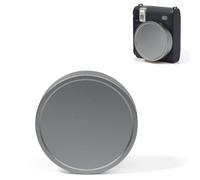 HIYQIN Lens Protective Cap Compatible with Fujifilm Instax Mini 99 Instant Camera, Instax Mini 99 Lens Cover, Aluminum Cap with Anti-lost Rope and Dust-Proof Bag - Grey