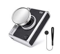 HIYQIN Mini EVO Lens Cap, Lens Protective Cap Compatible with Fujifilm Instax Mini Evo, Instax Mini Evo Lens Protective Cover - Plastic, Silver