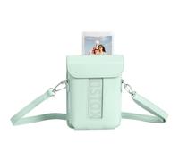HIYQIN Mini Link 3 Printer Case, PU Leather Carry Case fits for Fujifilm Instax Mini Link 3 Smartphone Printer, Mini Link 3 Cover Case with Shoulder Strap - Green