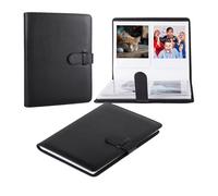 HIYQIN Photo Album Book for Instax Wide Film 3.5x4.25, 80 Pockets Photo Album with Photo Window fits for Fujifilm Instax Wide 400/300/210/200/Wide EVO/Polaroid 600 i-Type - Purple