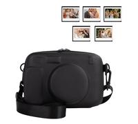 HIYQIN Protective Camera Case Compatible with Fujifilm Instax Wide 400, for Instax Wide 400/210/300, LOMO Hard EVA Bag Cover with Shoulder Strap, Pocket and Magnetic Frames - Black