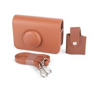 HIYQIN Protective Case Compatible with Kodak EKTAR H35/H35N/Ultra F9/Vibe 501F Film Camera, PU Leather Carrying Bag and Film Storage Case for Kodak H35/H35N/Ultra F9/Vibe 501F Film Camera - Brown