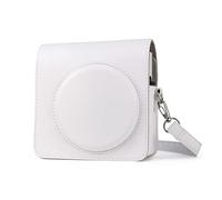 HIYQIN Square SQ1 Case, PU Leather Protective Case for Fujifilm Instax Square SQ1 Camera with Shoulder Strap(White)