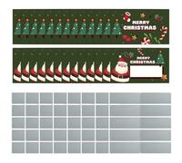 HiyyFloy 100pcs Christmas Scratch Off Cards Xmas Party Scratch Games Christmas Tree Santa Raffle Tickets Drawing Prizes Festive Party Games for Kids Adults Family Holiday Supplies