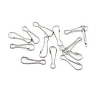 HiyyFloy 20 Pcs Small Carabiner Clip - Rat Hammock Clips Metal Lanyard Cage Accessories for Bird Feeders or Dog Leash & Harness, Quick Link Keychain