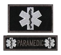 HiyyFloy 2pcs Medical Emergency Patches First Aid Patches Badge Appliques for First Aid Pouch Outdoor Adventure Kits