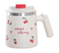 HiyyFloy 430ml Coffee Mug with Handle, Insulated Coffee Cup with Leakproof Lid, Cup Stainless Steel Double Wall Insulated Easy Clean Coffee Mug Travel for Office, Camping
