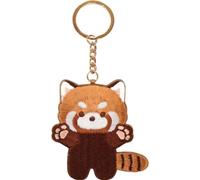 HiyyFloy Bear Keychain, 1pc Red Panda Plush Keychain, Bear Keyrings Plush, Cute Stuffed Animal Keychain, Bears Toys Keychains for Girls Boys Bag
