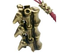 HiyyFloy Brass Lanyard Beads Mini Spine Brass Paracord Beads Knife Pendants Paracord Beads Umbrella Rope Diy Accessories for Jewelry Making Edc Parts