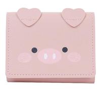 HiyyFloy Cute Wallets for Women, Leather Blocking Small Trifold Wallet with Id Window Women Card Wallet with Coin Pocket for Outdoor Travel