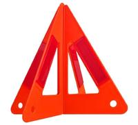 HiyyFloy Emergency Roadside Reflective Warning Triangle for Cars Trucks Motorcycles, Bright Orange