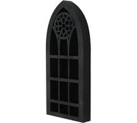 HiyyFloy Gothic Crystal Shelf Display for Wall, Wooden Stone Display Shelf Wall Mounted, Crystal Holder Trinket Organizer Knick Knack Shelf, Gothic Witchy Decor Gifts