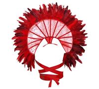 HiyyFloy Gothic Lace Stand Up Collar Baroque Standing Queen Collar Victorian Halloween Costume Collar