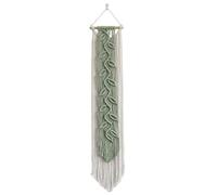 HiyyFloy Greenery Macrame Wall Hanging Macrame Tapestry Wall Decor Woven Wall Art Tassel Wall Decor for Home Bedroom Living Room