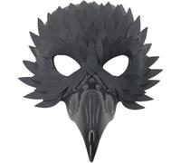 HiyyFloy Halloween Crow Mask Bird Mask Eagle Masks Raven Cosplay Masquerade Masks for Adults Mardi Gras Day Party Supplies