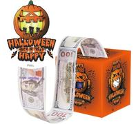HiyyFloy Halloween Money Box for Cash Gift Pull Out, Surprise Money Gift Box, Halloween Party Raffle Box for Money/lottery/coupon