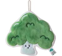 HiyyFloy Hanging Hand Towels for Kitchen Bathroom, Super Soft Hand Dry Towels with Hanging Loops, Cute Cartoon Kids Toddler Hand Towels, Highly Absorbent Coral Fleece Tea Towels