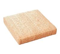HiyyFloy Japanese Style Straw Cushion Breathable Straw Weave Seat Cushion Tatami Floor Pillow Futon Pad Multifunctional Pillow for Home