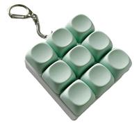 HiyyFloy Keyboard Fidget Toy, Fidget Clicker Keyboard Fidget Keychain, Button Fidget Gifts for Adults to Relieve Stress and Pass Time