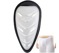 HiyyFloy Men Crotch Sport Guard Athletic Protector Ice Pants Land Roller Skating Pants Groin Guard Cup Ice Hockey Sports Protective Gear
