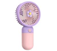 HiyyFloy Mini Portable Fan, Usb Rechargeable Handheld Fan, Cute Small Cooling Fans, Lightweight Pocket Hand Fans for Travel Indoor Outdoor