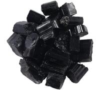 HiyyFloy Natural Rough Black Tourmaline Crystals Stone Large Black Tourmaline Healing Stones Bulk for Tumbling, Wicca & Reiki, Polishing, Wire Wrapping