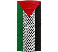 HiyyFloy Palestine Flag Bandana Neck Gaiter Windproof Neck Gaiter Multifunctional Bandana Scarf Elastic Tube Balaclava Snoods for Outdoors