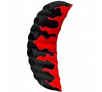 HiyyFloy Parachute for Skydiving, Flame Design Parachute Kite Double Line Stunt Soft Parafoil Kite Surfing Sport Kites for Outdoor Beach Activity Games