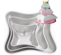 HiyyFloy Pillow Shape Cake Molds Set Diy Cakes Pan Cake Baking Mold Aluminum Resistant Cake Molds Kitchen Accessories