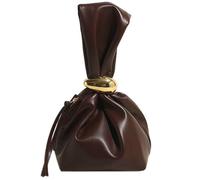 HiyyFloy Purses for Women,Wristlet Handbag,Mini Sleeve Knot Purse Vegan Leather Portable Tote Bag,Knot Purse