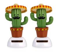 HiyyFloy Solar Powered Dancing - Sun Power Swinging Animated Dancer Solar Figurine for Car Dashboard Dancing Holiday Car Decoration Solar Figures for Office Home Desk